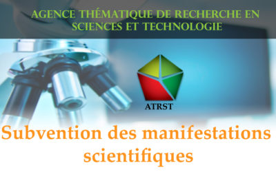 Programme des manifestations scientifiques subventionnées par l’ATRST en 2021