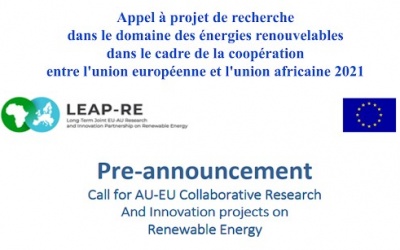 Appel à projets collaboratifs de recherche et d’innovation sur les énergies renouvelables